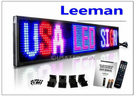Outdoor Programmable LED Signs Multi Language , Wireless LED Scrolling Message Display Board